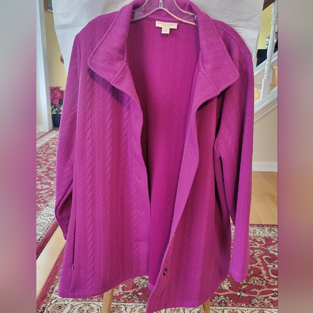 Appleseed's Vibrant Purple Women's Jacket